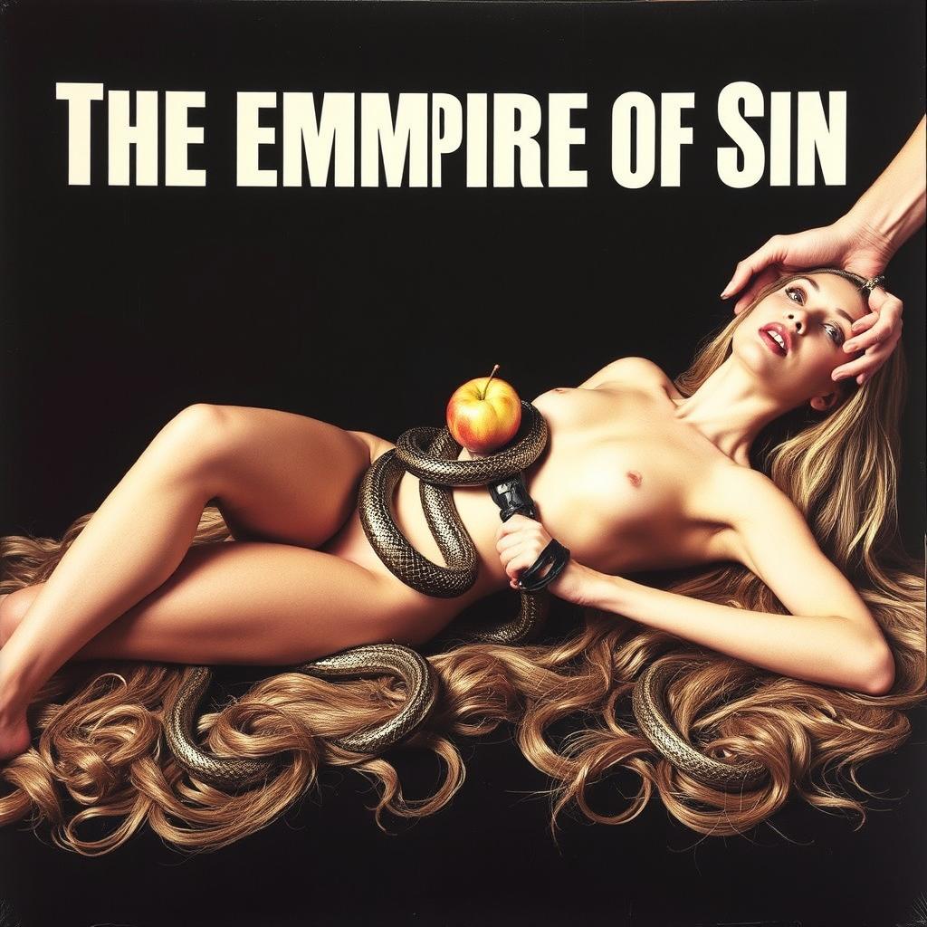 A striking and provocative scene titled 'The Empire of Sin'