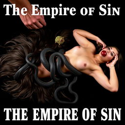 A striking and provocative scene titled 'The Empire of Sin'