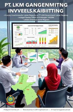 A detailed visual representation of local government investment analysis for PT
