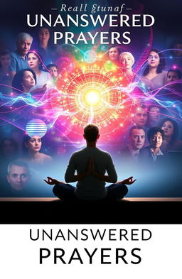 A thoughtful and serene depiction of the concept of 'Unanswered Prayers' exploring spiritual, philosophical, and modern scientific perspectives