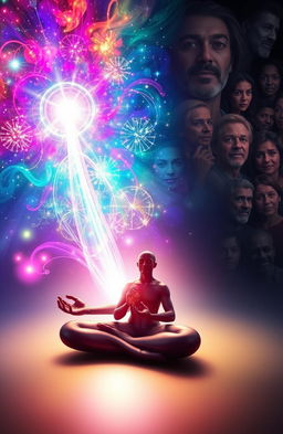 A thoughtful and serene depiction of the concept of 'Unanswered Prayers' exploring spiritual, philosophical, and modern scientific perspectives