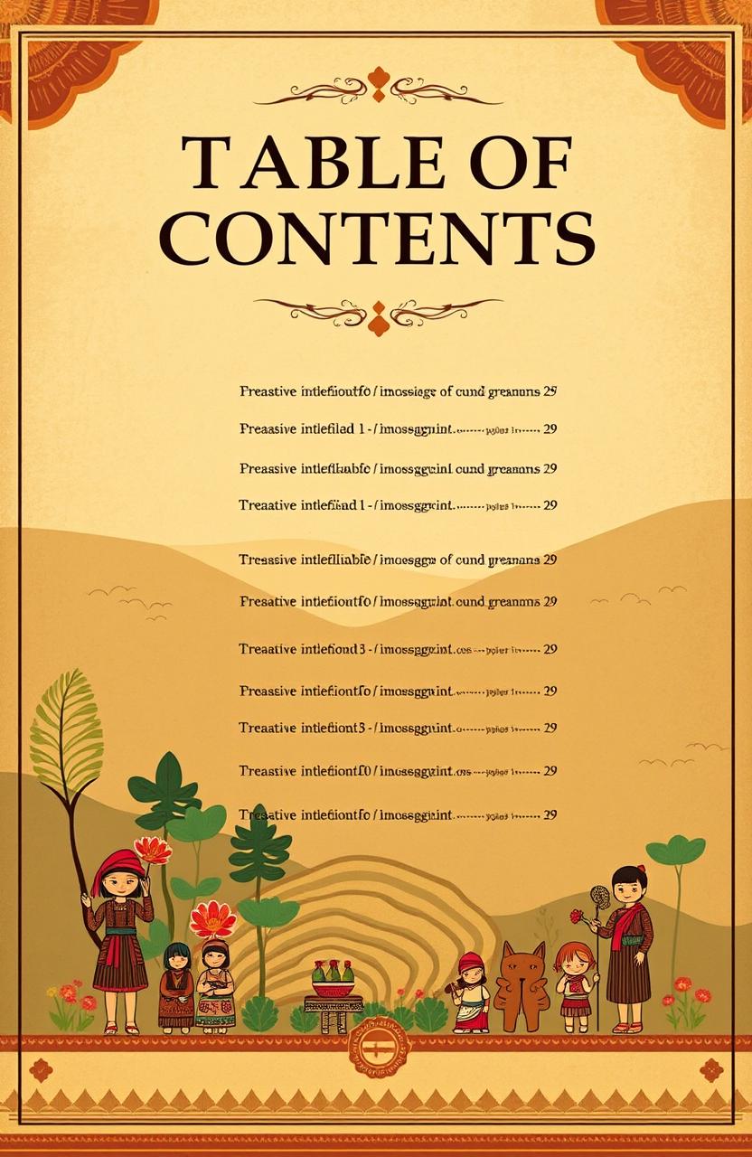 A beautifully designed digital artwork that highlights the rich culture of the Igorot indigenous people