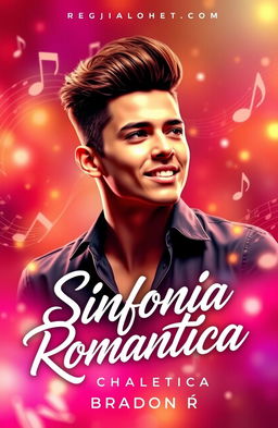 An album cover for the romantic symphony 'Sinfonía Romántica' by reggaeton artist Brandon R