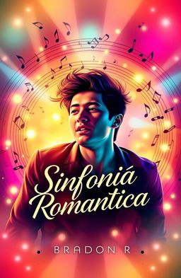 An album cover for the romantic symphony 'Sinfonía Romántica' by reggaeton artist Brandon R