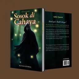 Cover design for a book titled 'Sosok di Balik Cahaya'