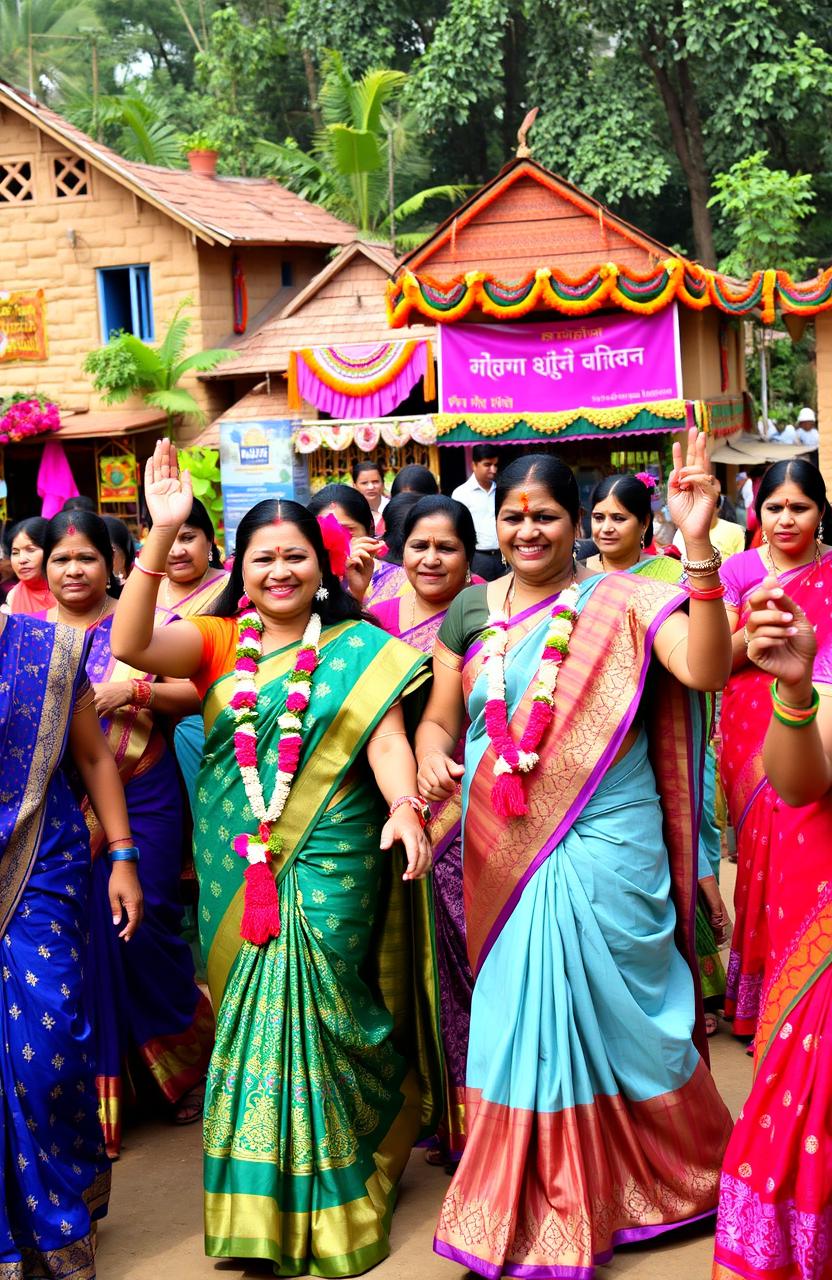 A vibrant and colorful celebration of Raja Parba in Odisha, India