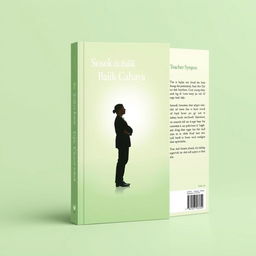 A minimalist book cover design for the title 'Sosok di Balik Cahaya'