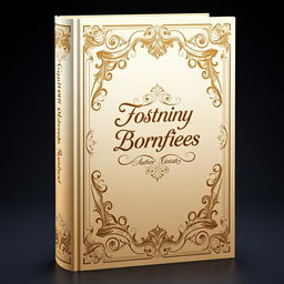 A stunning book cover design featuring an elegant blend of colors and patterns