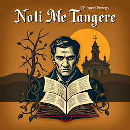 An artistic cover for 'Noli Me Tangere,' capturing the essence of the novel's themes of social justice and reform in colonial Philippines
