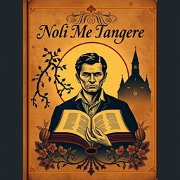An artistic cover for 'Noli Me Tangere,' capturing the essence of the novel's themes of social justice and reform in colonial Philippines