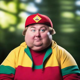 Realistically portrayed Eric Cartman from South Park as a real-life person.