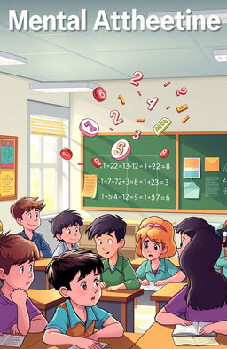 A visually engaging illustration representing the concept of mental arithmetic