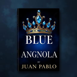 A 2D book cover design for 'BLUE MAGNOLIA' by JUAN PABLO, in a portrait format with a 4x3 aspect ratio