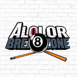 A logo design featuring ALOLOR BREAK ZONE prominently displayed at the top in the iconic Avengers font, designed with a striking 3D effect to enhance depth and visual interest