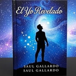 A book cover featuring a human figure standing in a contemplative pose against a stunning starry sky, symbolizing the connection between the inner self and the universe