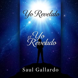 A book cover featuring a human figure standing in a contemplative pose against a stunning starry sky, symbolizing the connection between the inner self and the universe