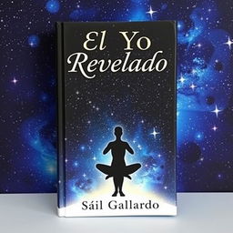 A book cover showcasing a human figure in a meditative stance against a magnificent starry sky, beautifully symbolizing the connection between the inner self and the universe