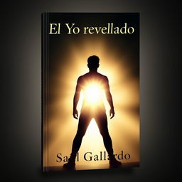 A book cover featuring a human silhouette illuminated from behind, revealing something deep and radiant within the figure, symbolizing inner strength and self-discovery