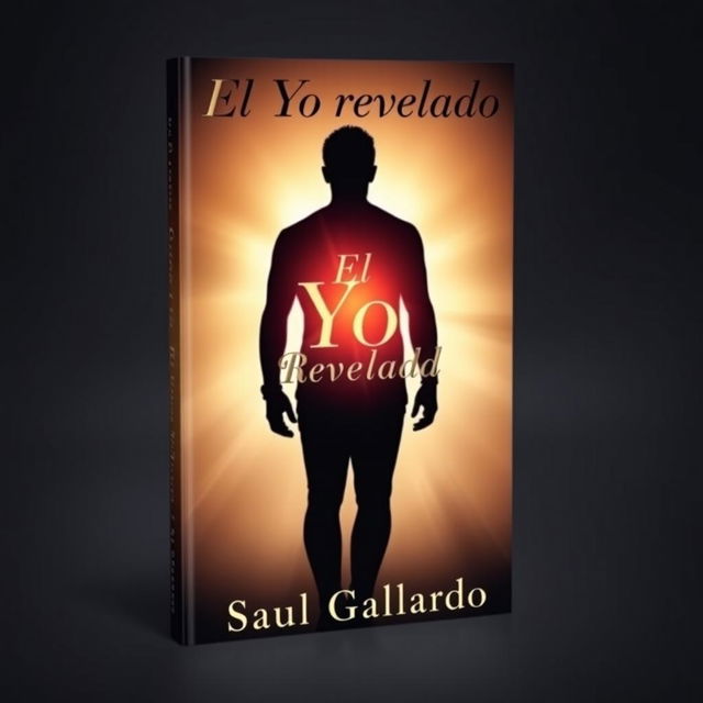 A book cover featuring a human silhouette illuminated from behind, revealing something deep and radiant within the figure, symbolizing inner strength and self-discovery