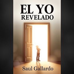 A book cover featuring a slightly ajar door with a silhouette of a person standing before it