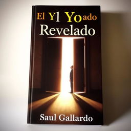 A book cover featuring a slightly ajar door with a silhouette of a person standing before it