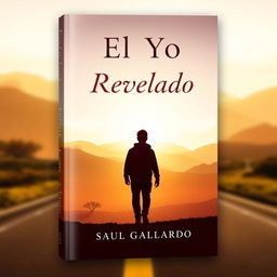 A book cover featuring the silhouette of a person returning from a long journey, symbolizing introspection and self-discovery