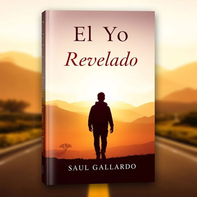 A book cover featuring the silhouette of a person returning from a long journey, symbolizing introspection and self-discovery