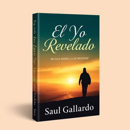 A book cover featuring the silhouette of a person returning from a long journey, symbolizing introspection and self-discovery
