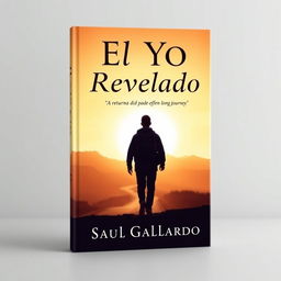 A book cover featuring the silhouette of a person returning from a long journey, symbolizing introspection and self-discovery