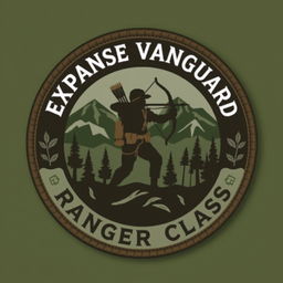 A clothing patch badge for the Expanse Vanguard, specifically for the Ranger Class