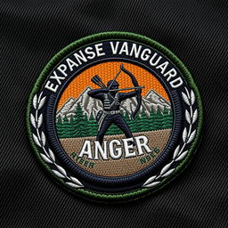 A clothing patch badge for the Expanse Vanguard, specifically for the Ranger Class