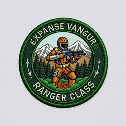 A clothing patch badge for the Expanse Vanguard, Ranger Class