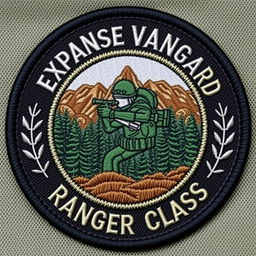 A clothing patch badge for the Expanse Vanguard, Ranger Class