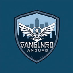A clothing patch badge for the Expanse Vanguard, showcasing a sleek and modern design