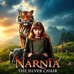 A visually captivating promotional image for the rebooted Narnia movie, 'The Silver Chair'