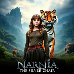 A visually captivating promotional image for the rebooted Narnia movie, 'The Silver Chair'