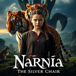 A captivating promotional image for the rebooted Narnia film 'The Silver Chair'