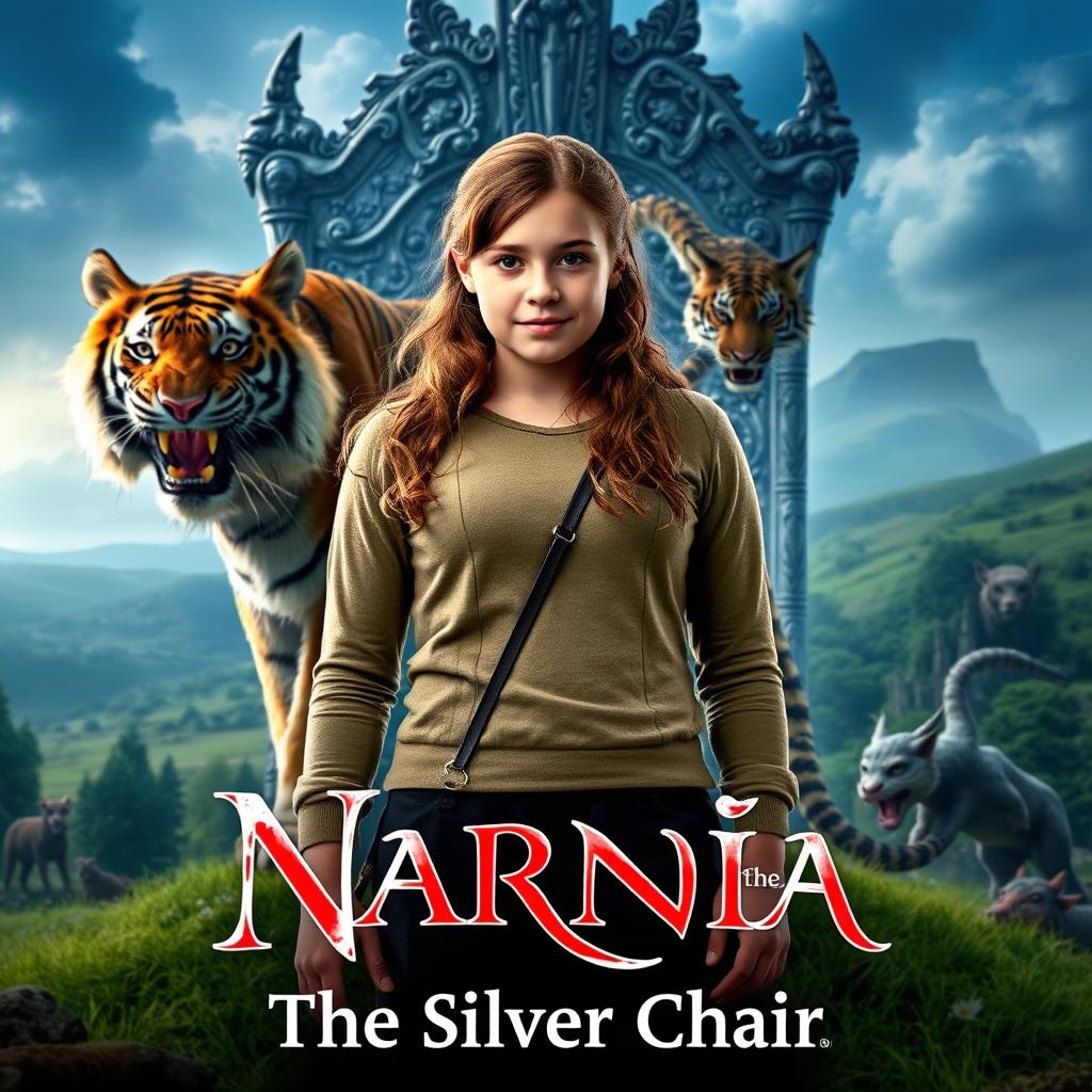 A captivating promotional image for the rebooted Narnia film 'The Silver Chair'