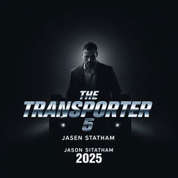 A striking minimalist poster for 'The Transporter 5' featuring Jason Statham