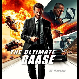 A captivating poster concept titled 'The Ultimate Chase' featuring Jason Statham