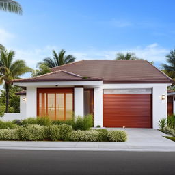 Generate a modern and spacious home design for a 1721 square foot plot.