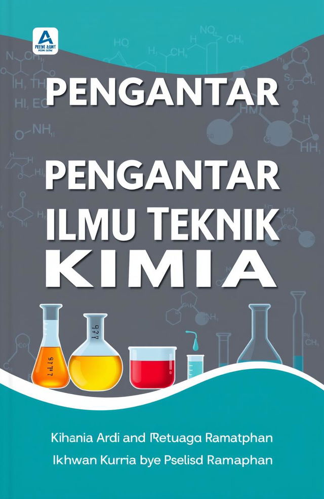 Book cover design for 'Pengantar Ilmu Teknik Kimia' featuring the title prominently displayed in bold lettering