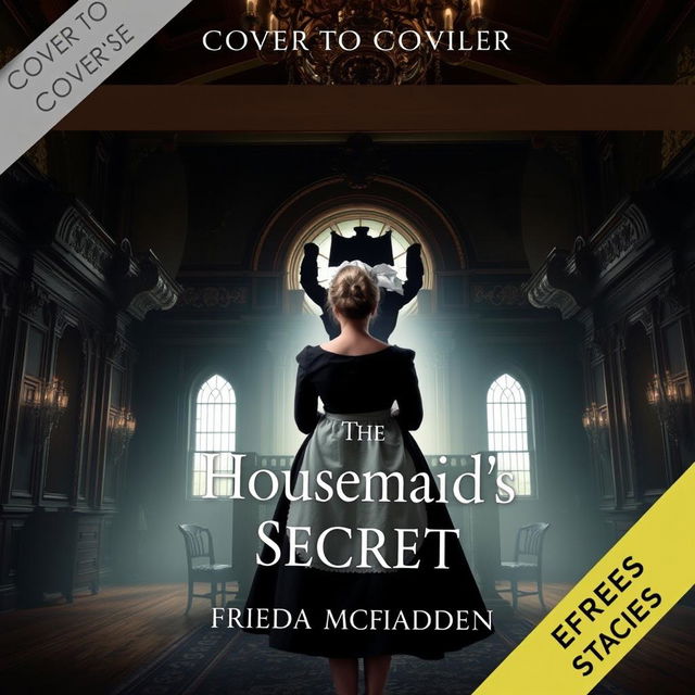 A stunning book cover design for 'The Housemaid's Secret' by Freida McFadden, highlighting its 'Cover to Cover Special' edition