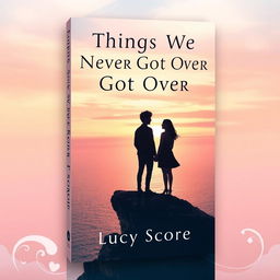 A captivating book cover design for 'Things We Never Got Over' by Lucy Score