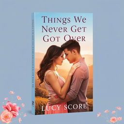A stunning book cover design for 'Things We Never Got Over' by Lucy Score