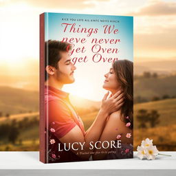 A stunning book cover design for 'Things We Never Got Over' by Lucy Score