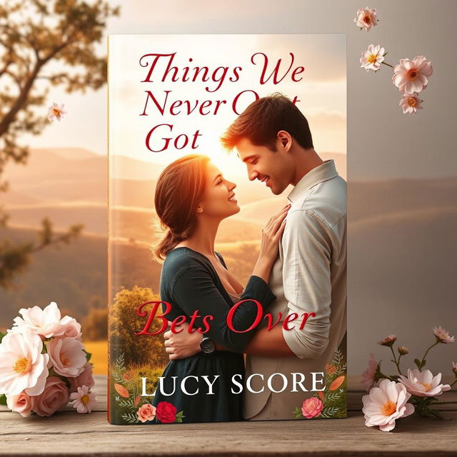 A stunning book cover design for 'Things We Never Got Over' by Lucy Score