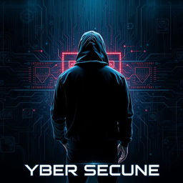 A thrilling movie poster featuring a man wearing a black hoodie, standing with his back to the viewer, holding a mobile phone