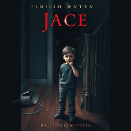 A book cover depicting a dimly lit and tense scene that embodies the emotional weight of the story