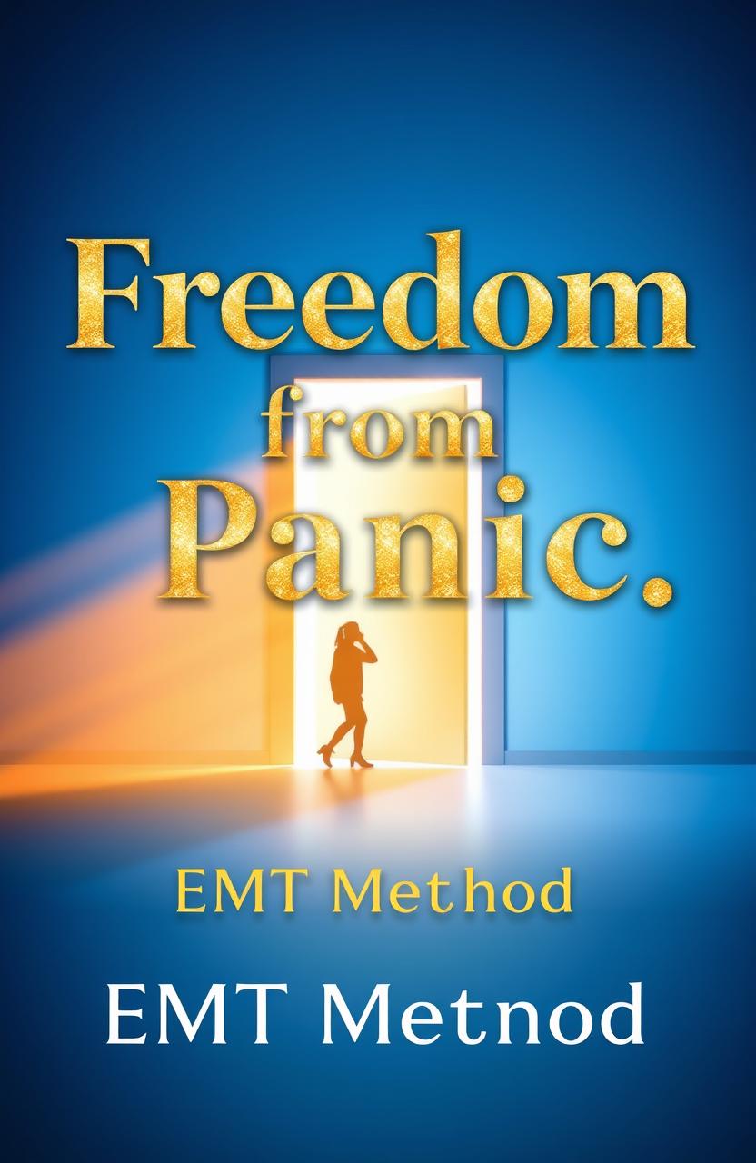 A captivating book cover depicting a symbolic door opening into a bright, warm light, representing inner freedom and confidence